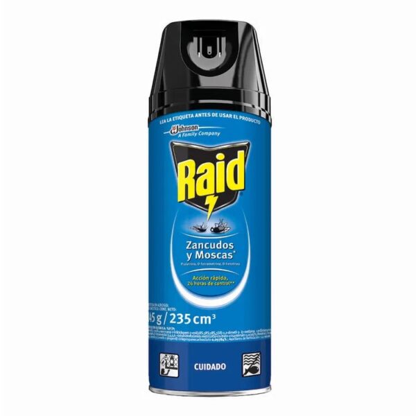 INSECTICIDA RAID 235CC MOSCAS SIN OLOR
