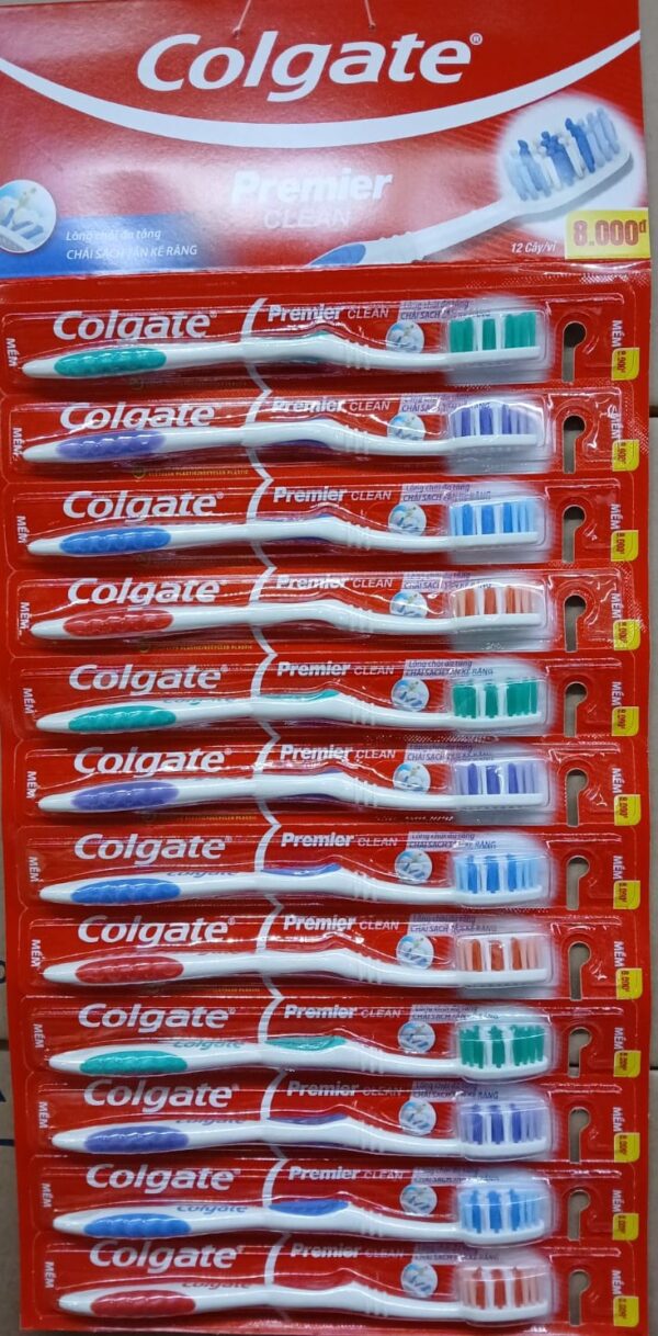 TIRA CEPILLO DE DIENTES COLGATE 12UNI PREMIER