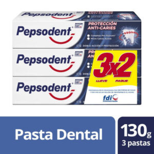 PACK PEPSODENT ANTICARIES 130 GRS 3X2