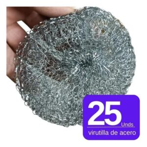 VIRUTILLA GRUESA PARA OLLA 25 UNIDADES