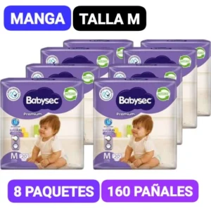 MANGA PAÑAL BABYSEC MORADO M