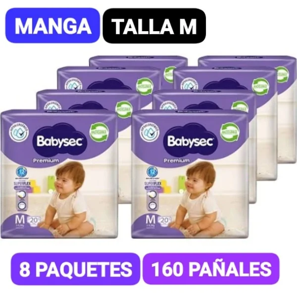 MANGA PAÑAL BABYSEC MORADO M