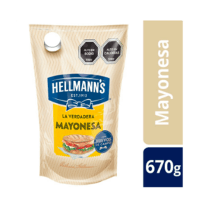 CAJA MAYONESA HELLMANNS 670GRS 12UNI (GRANDE)