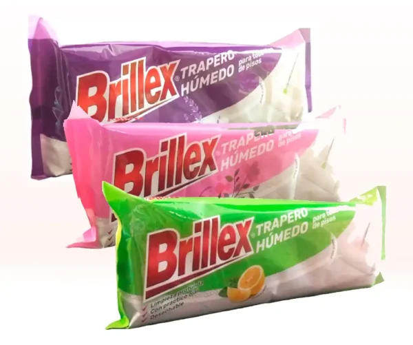 TRAPERO HUMEDO BRILLEX DE 12 UNIDADES
