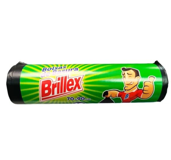 BOLSA BASURA ROLLO BRILLEX 70X90 (MEDIANA)