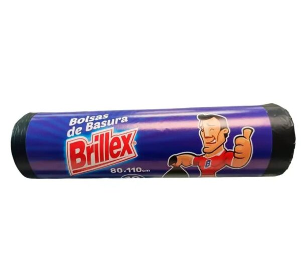 BOLSA BASURA ROLLO BRILLEX 80X110 (GRANDE)