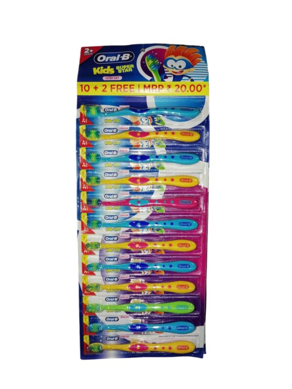 TIRA CEPILLOS NIÑOS ORAL B 12UNI