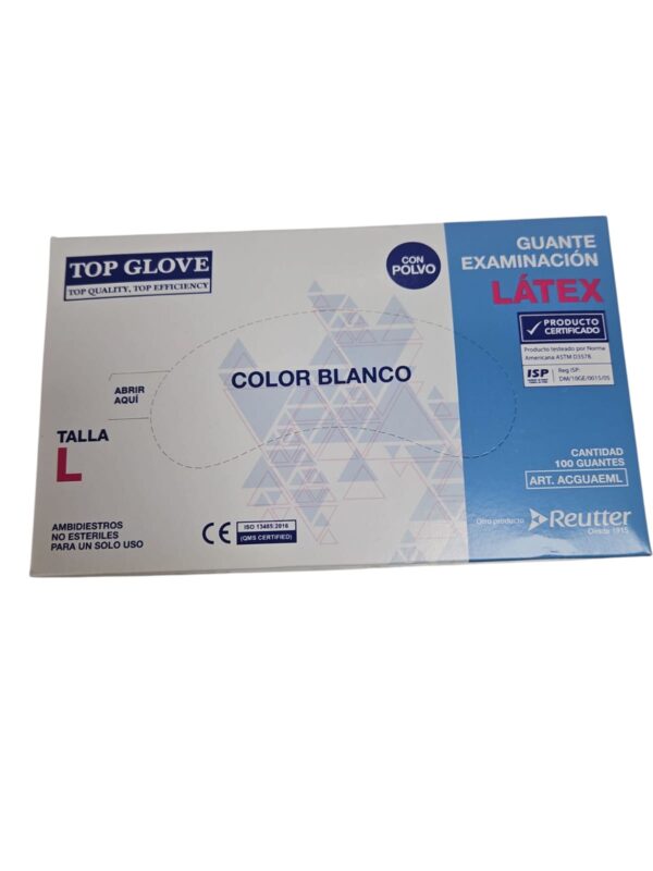 CAJA GUANTES LATEX TALLA L