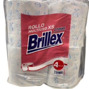 TOALLA DE PAPEL BRILLEX CON DISEÑO X4
