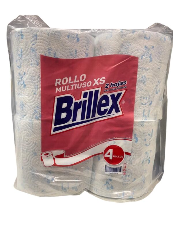 TOALLA DE PAPEL BRILLEX CON DISEÑO X4