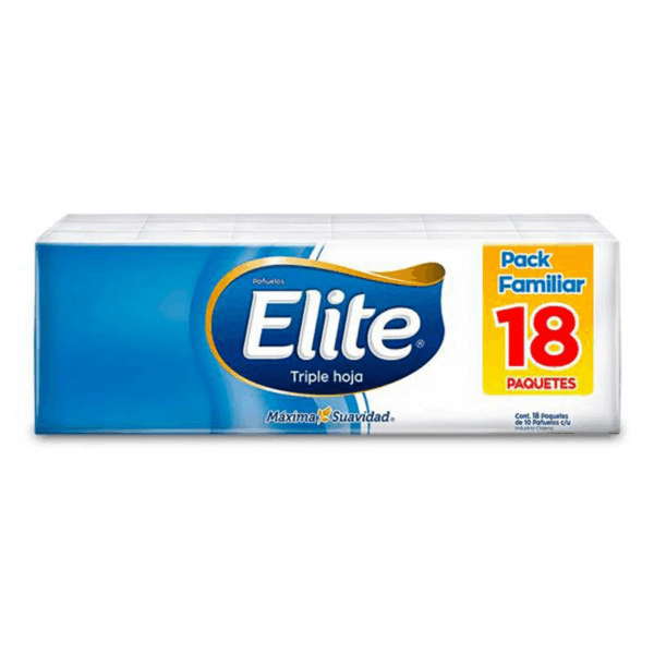 PAQUETE PAÑUELO ELITE 18UNI