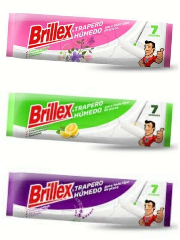 1. TRAPERO HUMEDO BRILLEX DE 7 UNIDADES