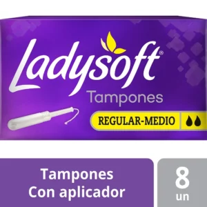 TAMPONES LADYSOFT CON APLICADOR 8 UNIDADES